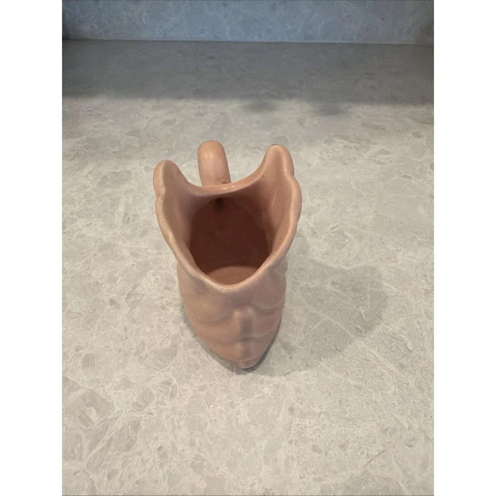 Small Pink Swan, MCM Planter/vase.